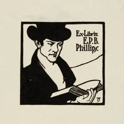 Bookplate E P B Philips