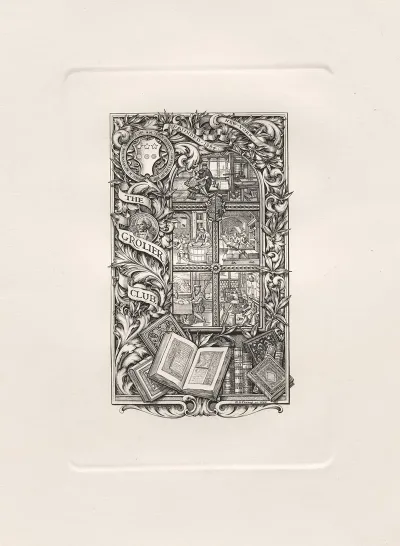 Bookplate For The Grolier Club