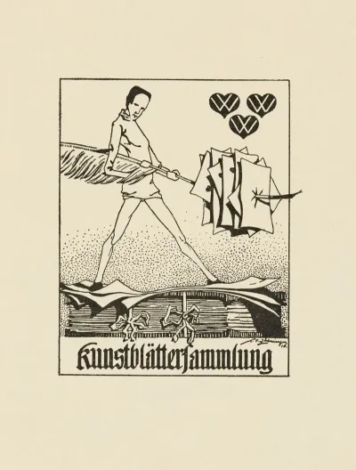 Bookplate Kunstblattersammlung