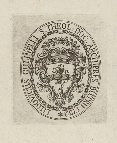 Bookplate Ludovicus Gulinelli