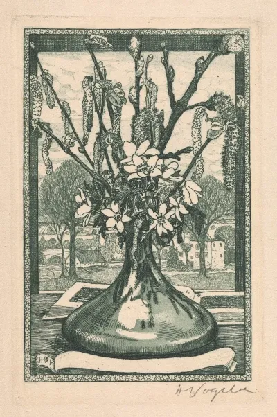 Bookplate Martha Vogeler