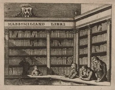 Bookplate Massimiliano Libri