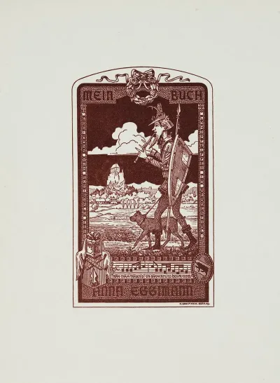 Bookplate Mein Buch Anna Eggimman