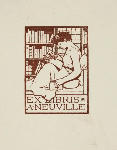 Bookplate Of A Neuville