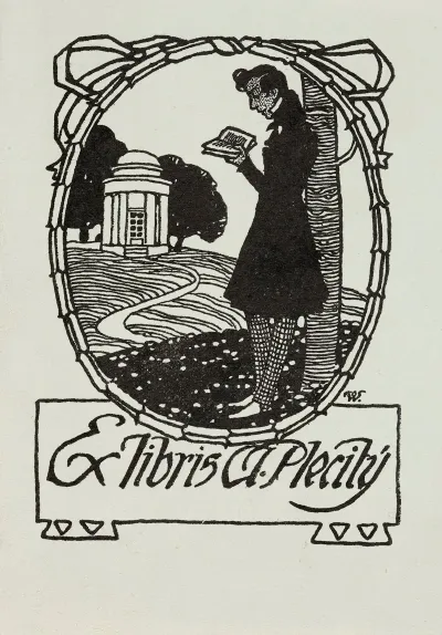 Bookplate Of A Plecity