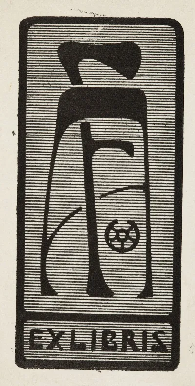 Bookplate Of Af Armin Von Foelkersam
