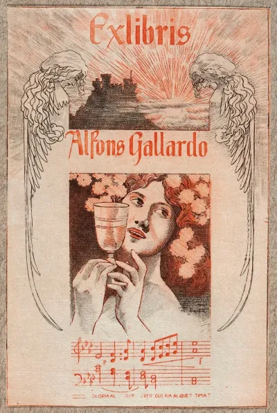 Bookplate Of Alfons Gallardo