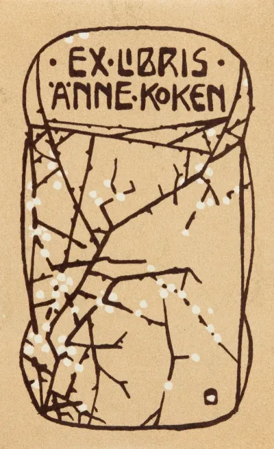 Bookplate Of Anne Koken