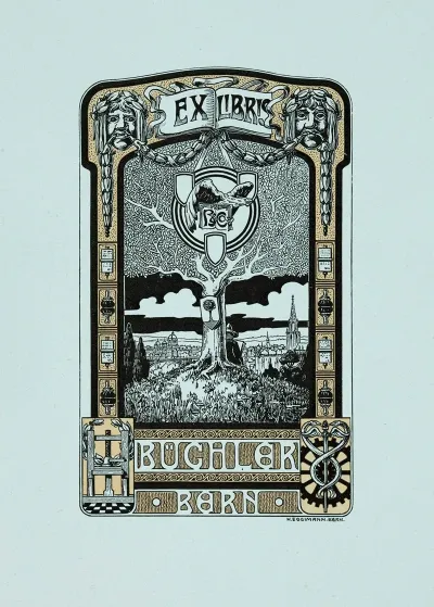 Bookplate Of Buchler Bern