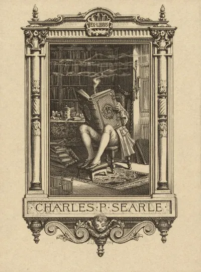 Bookplate Of Charles P Searle