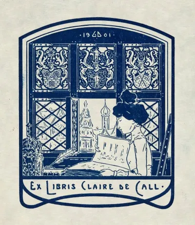 Bookplate Of Claire De Call
