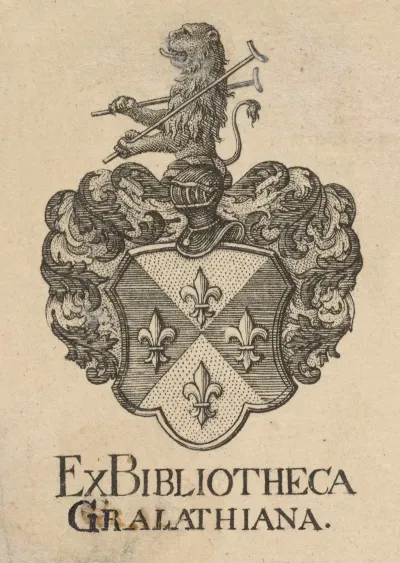 Bookplate Of Daniel Gralath