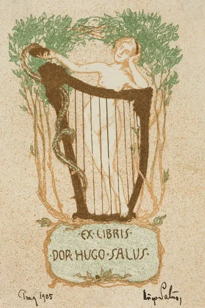 Bookplate Of Dor Hugo Salus