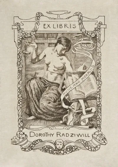 Bookplate Of Dorotha Radziwill