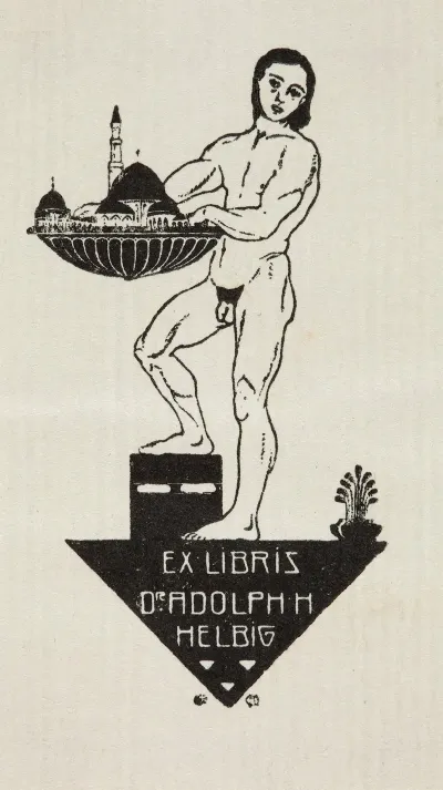 Bookplate Of Dr Adolph H Helbig