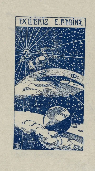 Bookplate Of E Rodina
