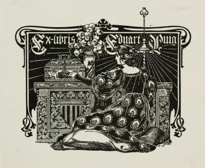 Bookplate Of Eduardo Puig 2