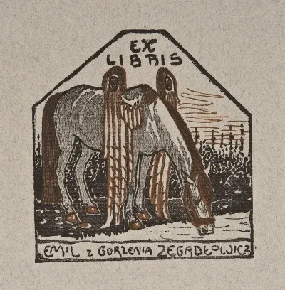 Bookplate Of Emil Zegadlowicz