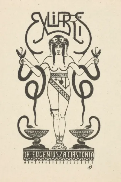Bookplate Of Eugeniusz Ciaston