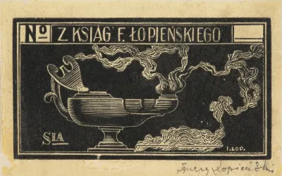 Bookplate Of Feiiks Lopienski 1866 1941