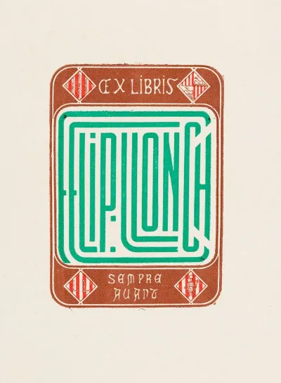 Bookplate Of Felip Lonch 2