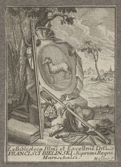 Bookplate Of Franciszek Bielinski