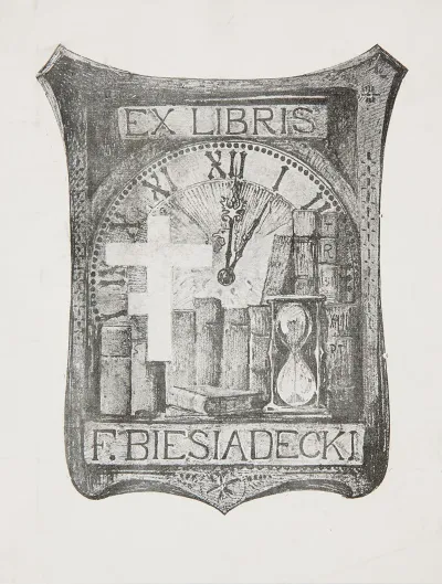 Bookplate Of Franciszek Biesiadecki