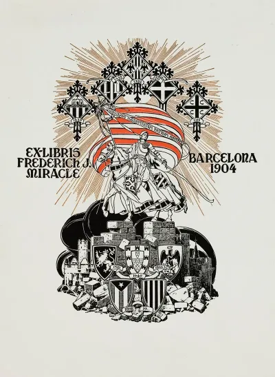 Bookplate Of Friedrich J Miracle