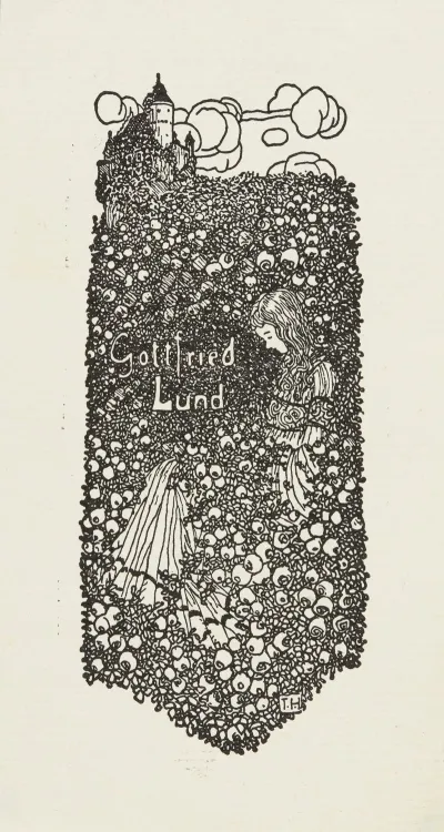 Bookplate Of Gottfried Lund