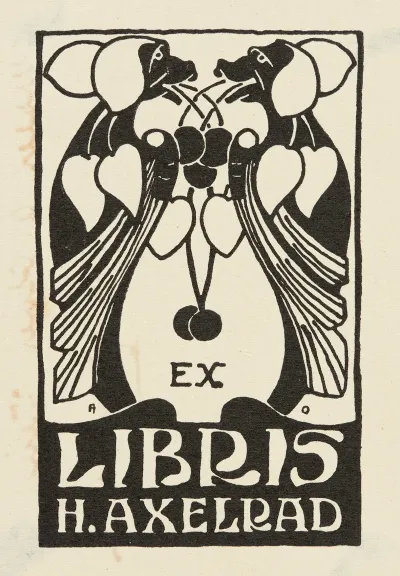 Bookplate Of H Axelrad