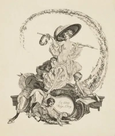 Bookplate Of Hugo Lowy