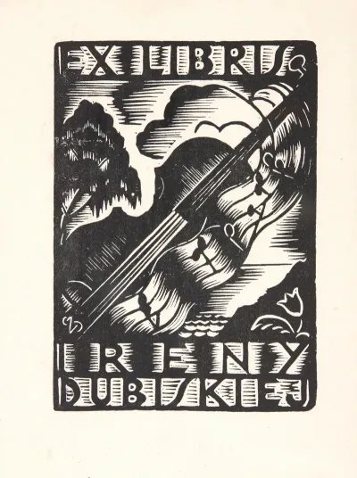 Bookplate Of Irena Dubiska