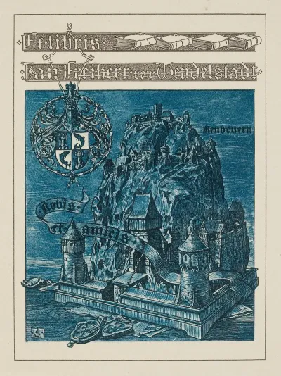 Bookplate Of Jan Freiherr Von Wendelstadt
