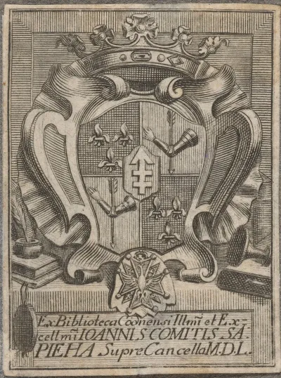 Bookplate Of Jan Fryderyk Sapieha 2