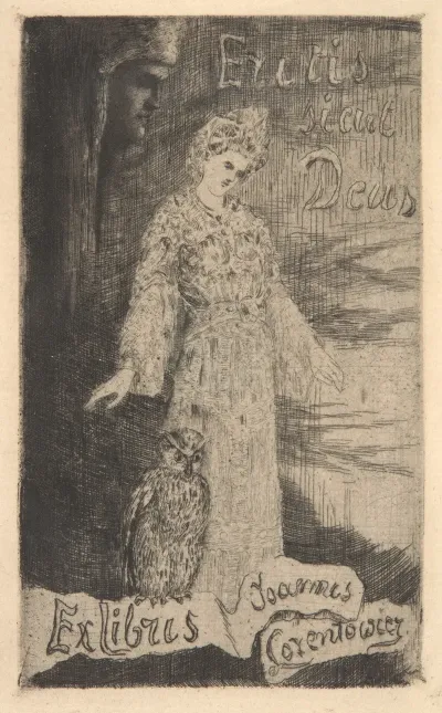 Bookplate Of Jan Lorentowicz 1868 1940