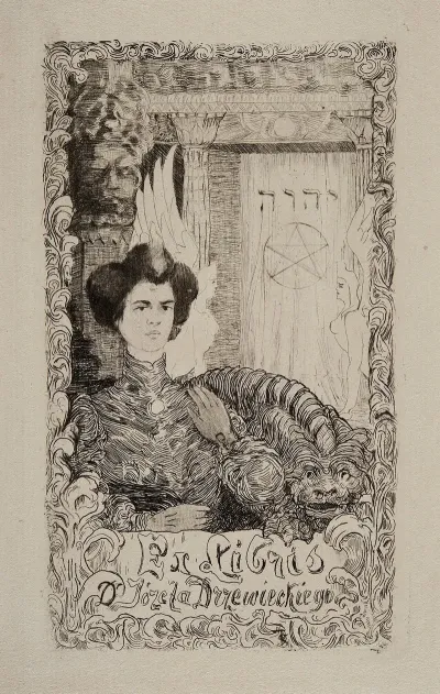 Bookplate Of Jozef Drzewiecki