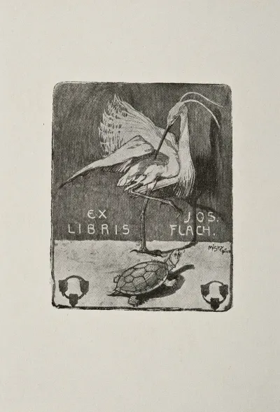 Bookplate Of Jozef Flach