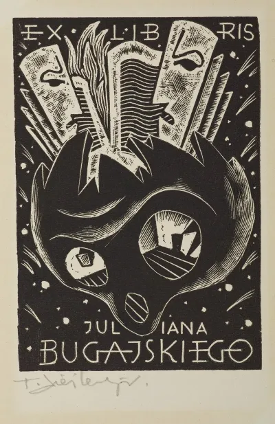 Bookplate Of Juiian Bugajski