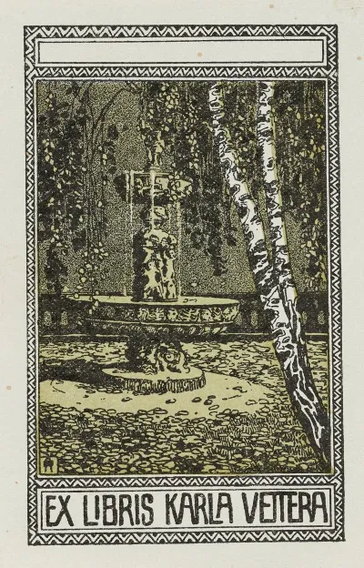 Bookplate Of Karl Vetter