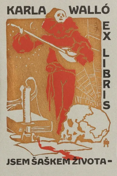 Bookplate Of Karl Wallo Jsem Saskem Zivota 2