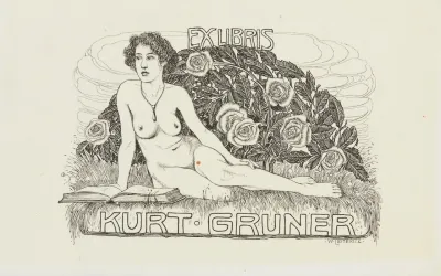 Bookplate Of Kurt Gruner