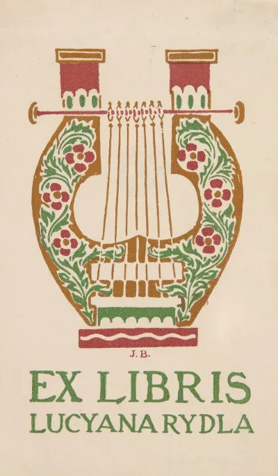 Bookplate Of Lucjan Rydel 1870 1918