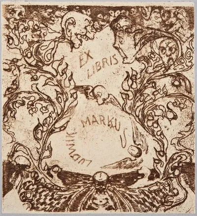 Bookplate Of Ludwik Markus