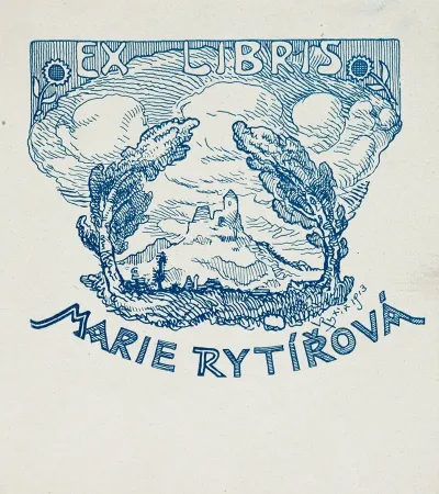 Bookplate Of Marie Rytirova