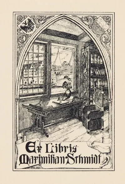 Bookplate Of Maximilian Schmidt