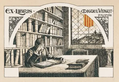 Bookplate Of Miguel Vingut Palamos