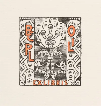 Bookplate Of O J Larsen