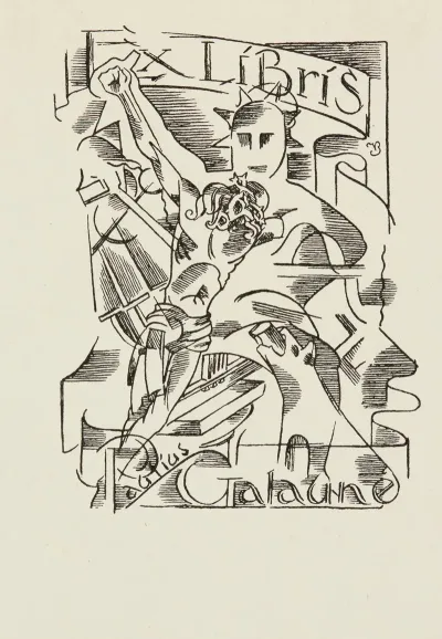 Bookplate Of Paulius Galaune