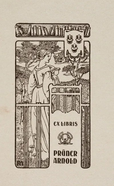 Bookplate Of Pruner Arnold