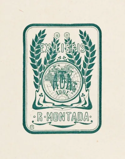 Bookplate Of R Montada